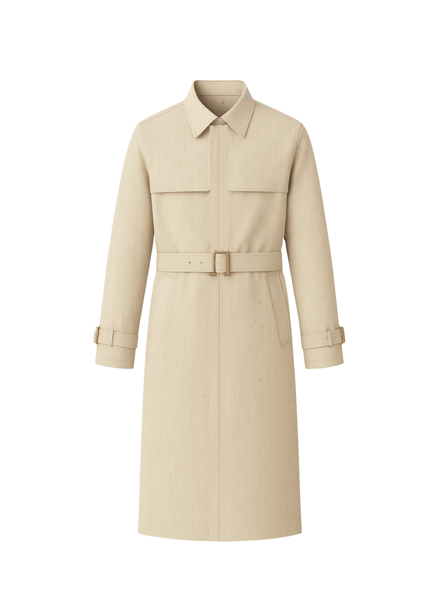 Trench-coat coupe droite