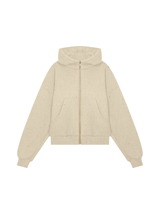 Gilet à capuche zippé