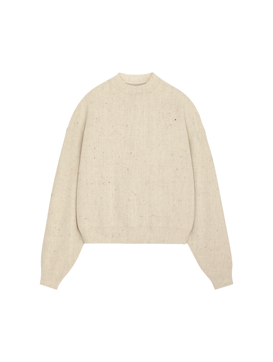 Pull crewneck